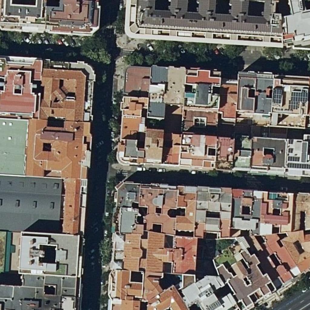 Aerial view of the grounds of Niño Jesus