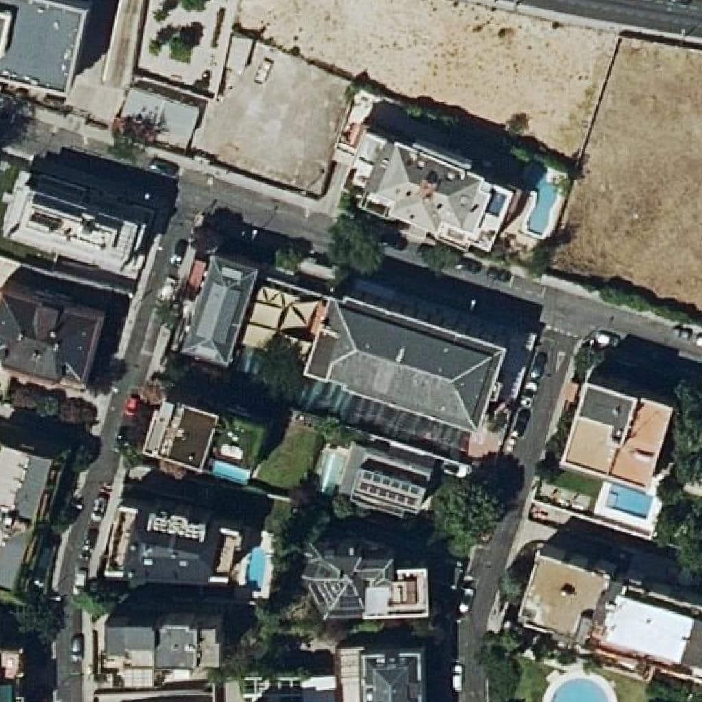 Aerial view of the grounds of Wisdom School Madrid
