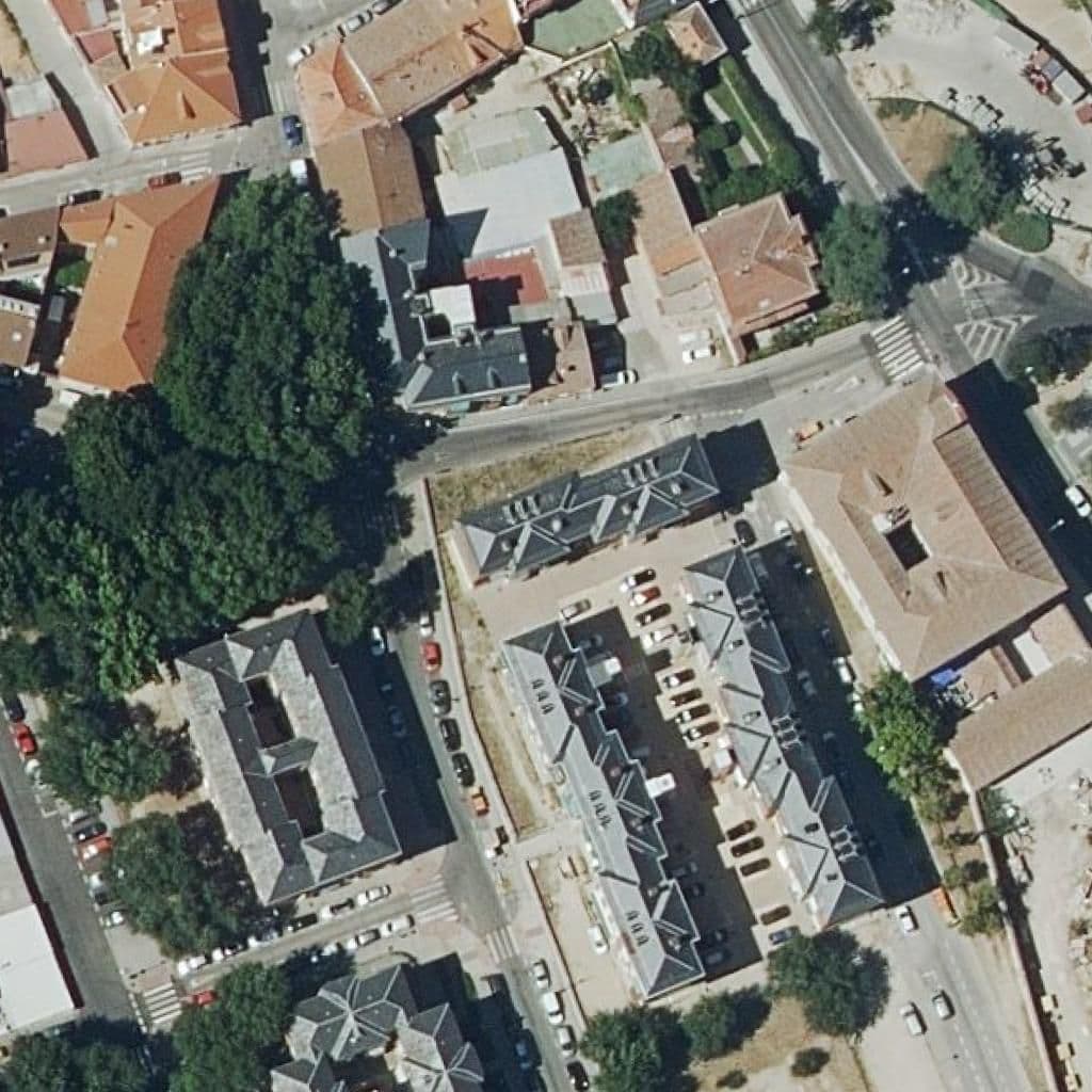 Aerial view of the grounds of Pio Xii
