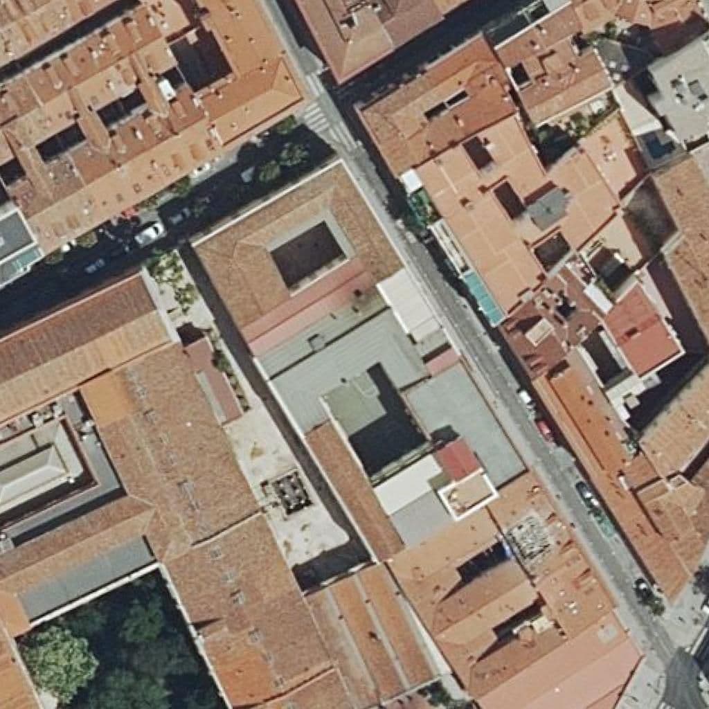 Aerial view of the grounds of San Alfonso