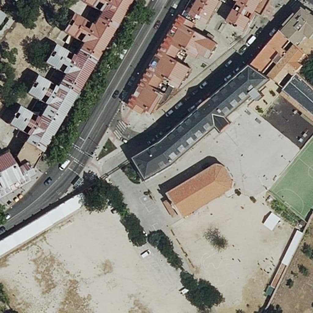 Aerial view of the grounds of Santa Rita