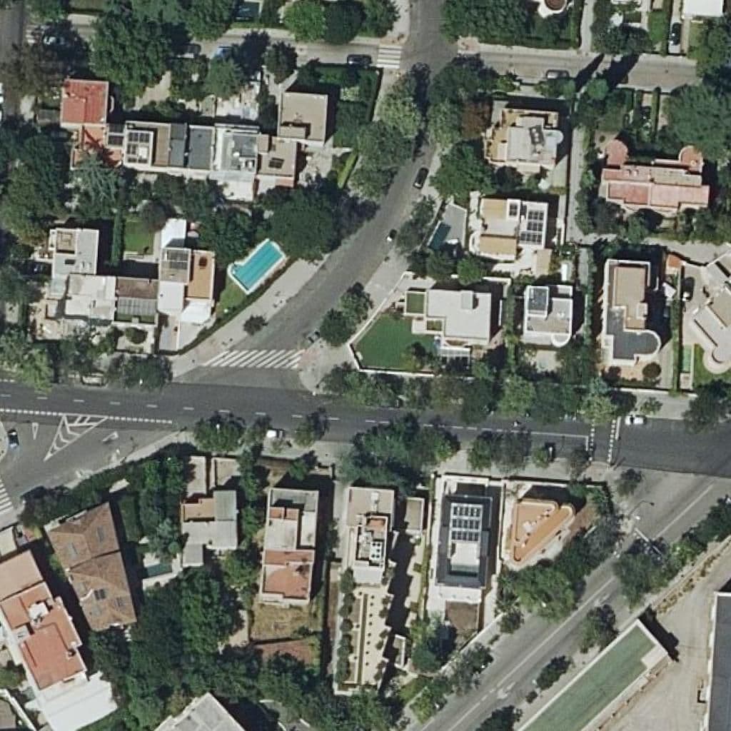 Aerial view of the grounds of Sistema