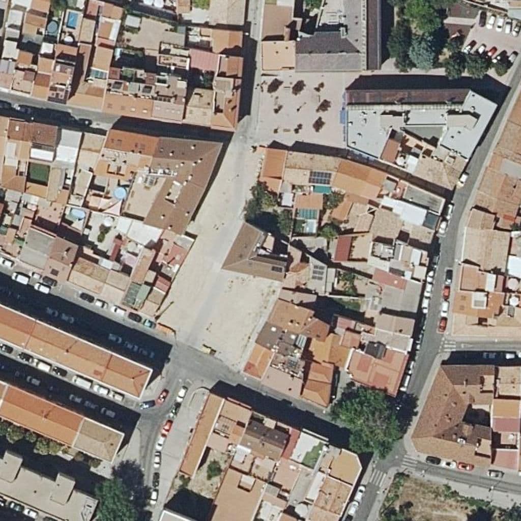 Aerial view of the grounds of Teide