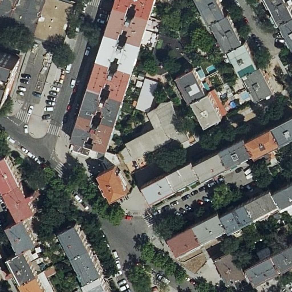Aerial view of the grounds of Virgen Del Carmen