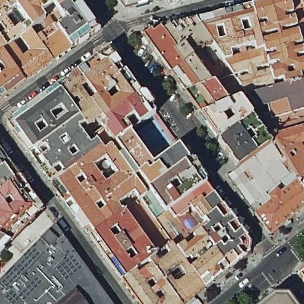 Aerial view of the grounds of Virgen De Madrid Mixto