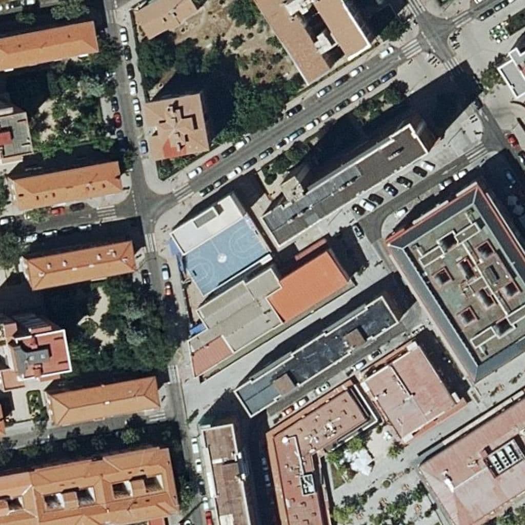 Вид сверху на территорию школы «Centro Cultural Elfo»