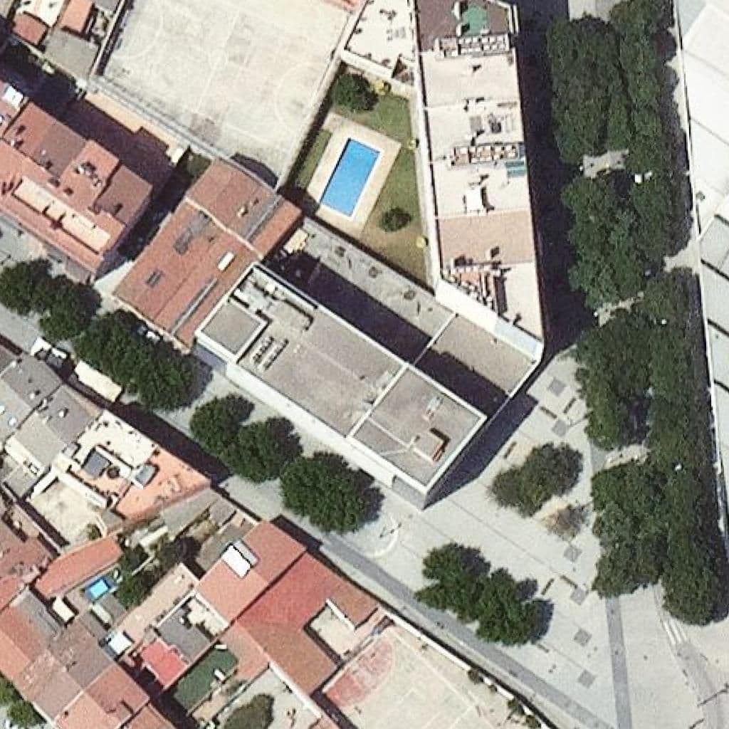 Aerial view of the grounds of Eoi De Mollet Del Vallès