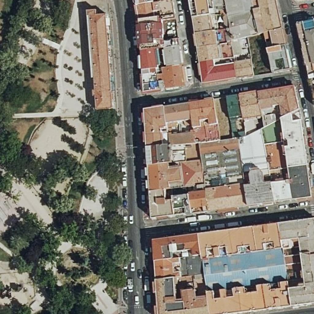 Aerial view of the grounds of Sobrino