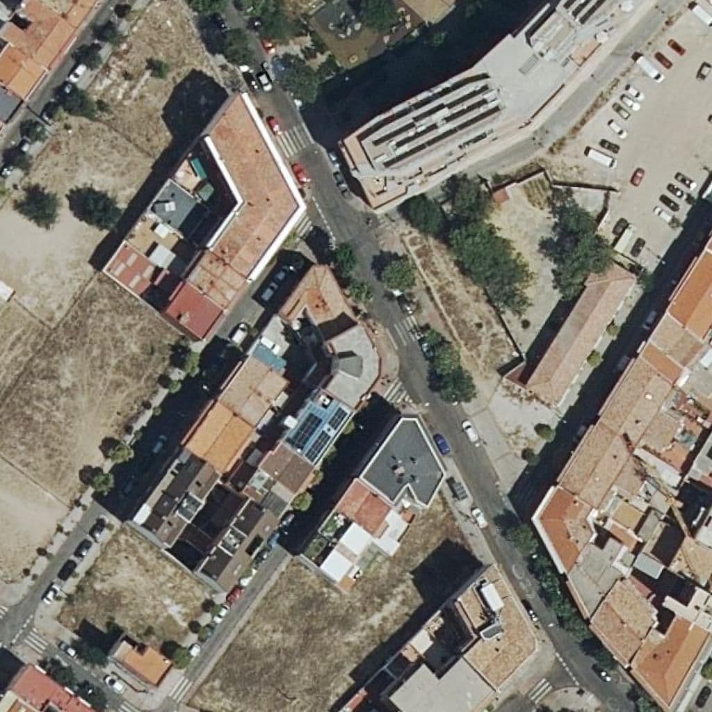 Aerial view of the grounds of Centro Cultural Gredos-San Diego