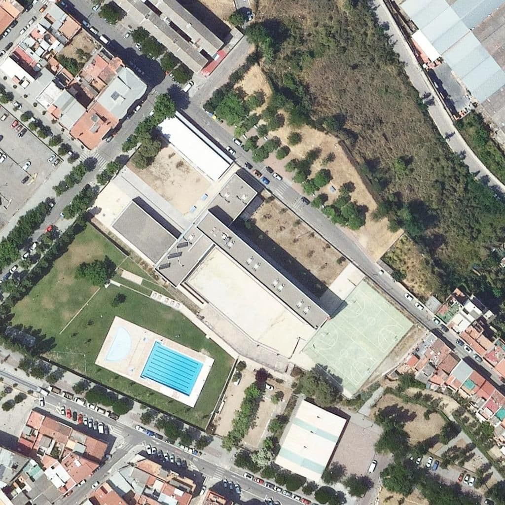 Aerial view of the grounds of Institut Jonqueres