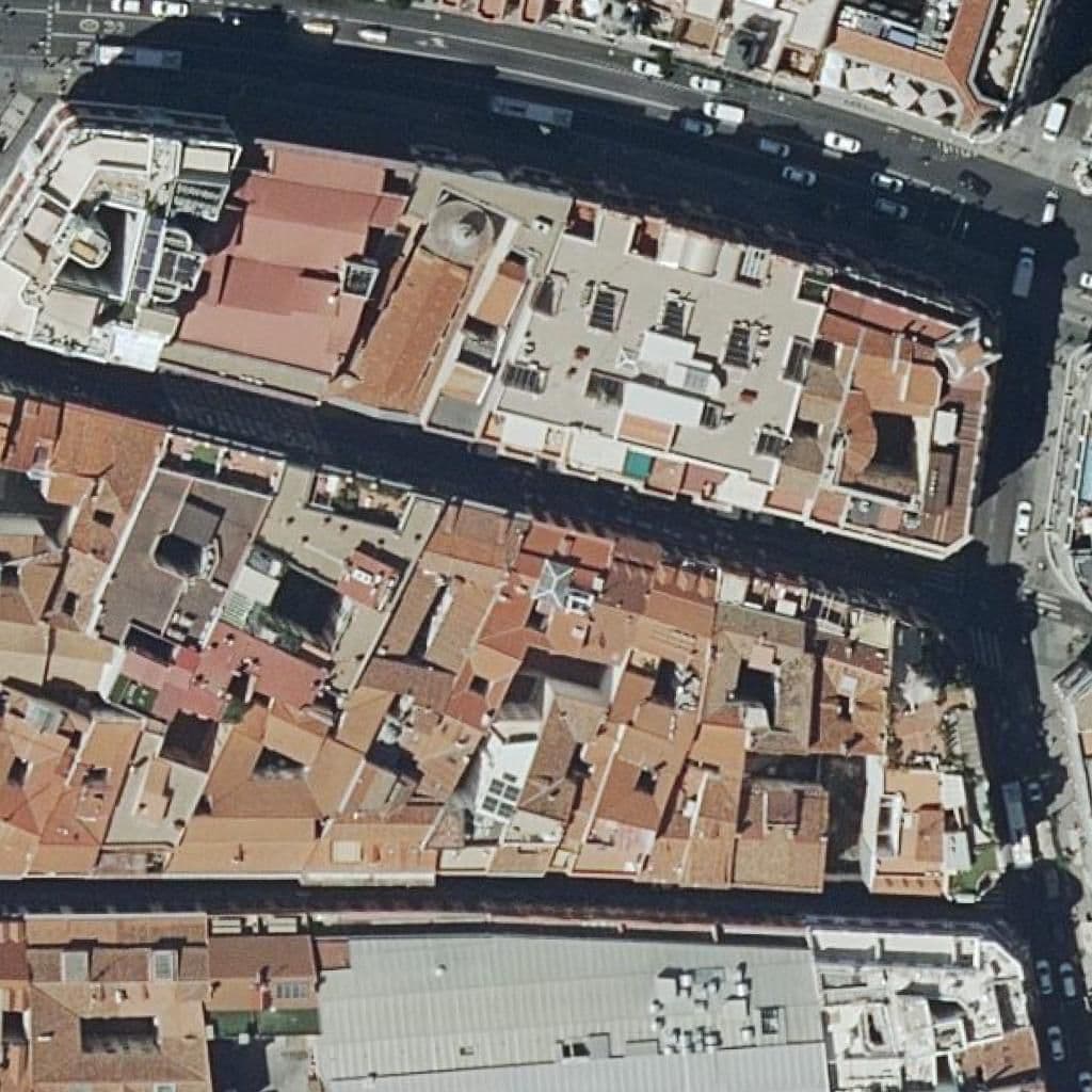 Aerial view of the grounds of Caballero De Gracia