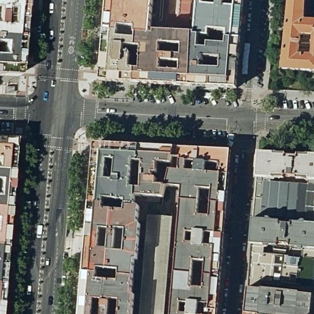 Aerial view of the grounds of Colombia