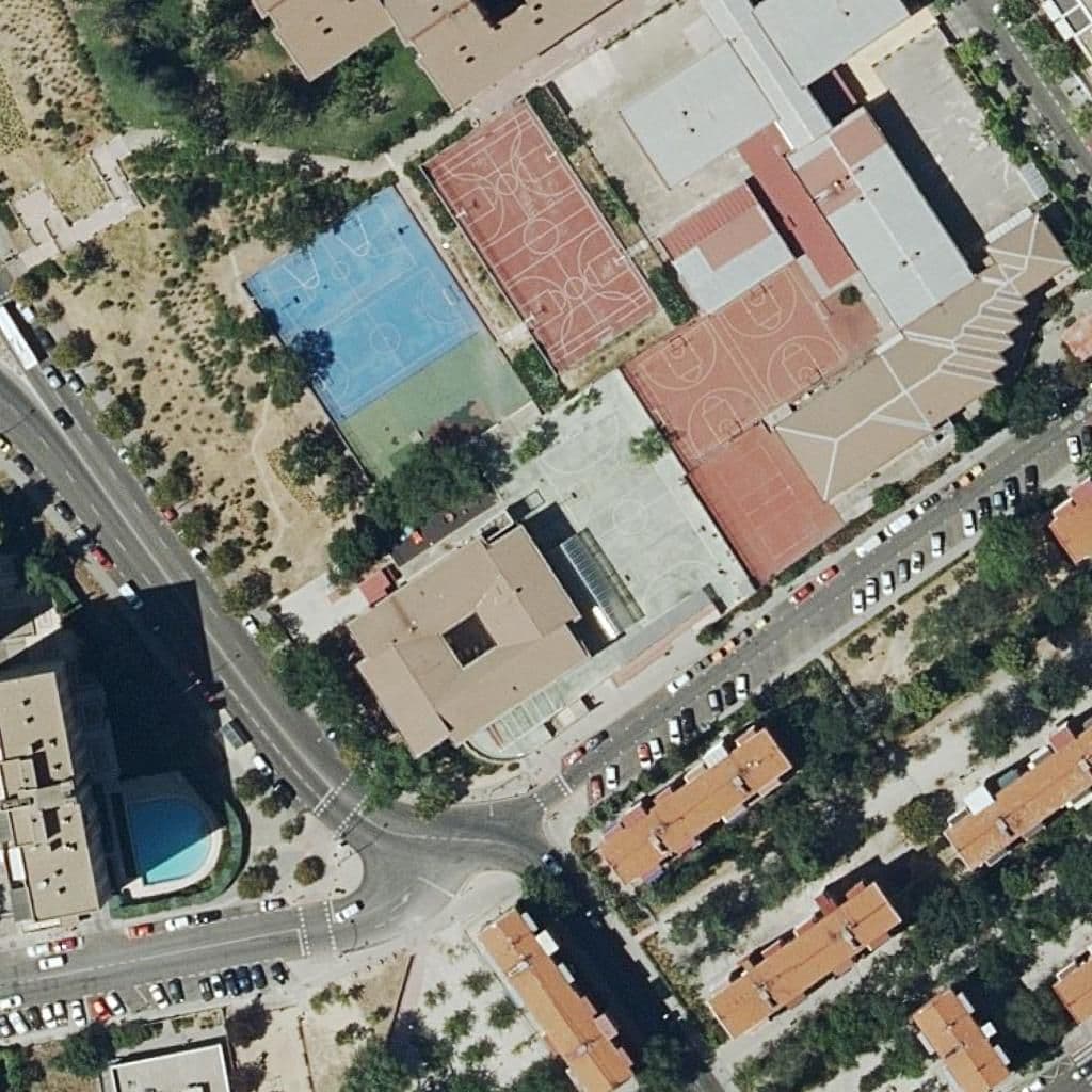Aerial view of the grounds of Hispano Frances