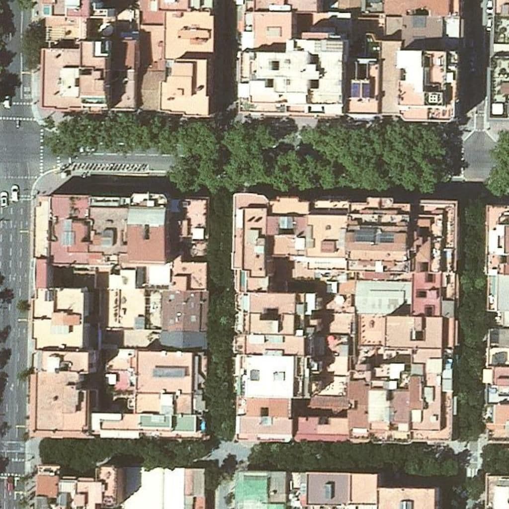 Aerial view of the grounds of Magnòlia