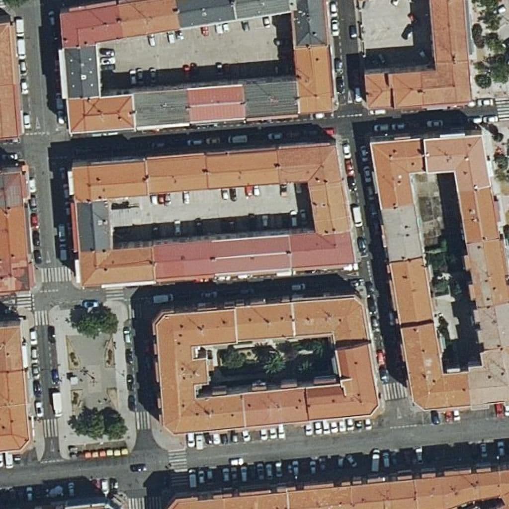 Aerial view of the grounds of Ntra. Sra. De Fatima