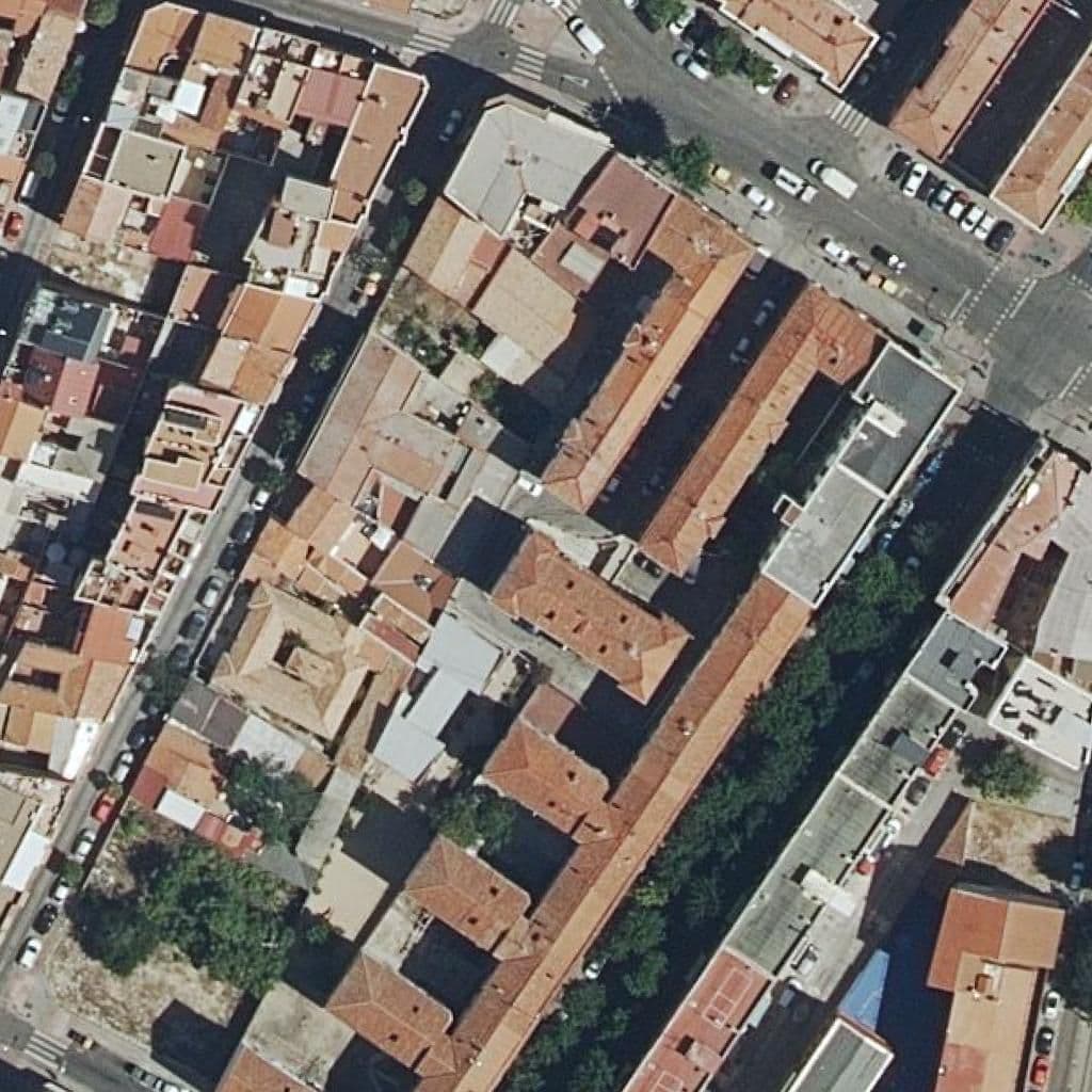 Aerial view of the grounds of Los Lapazares