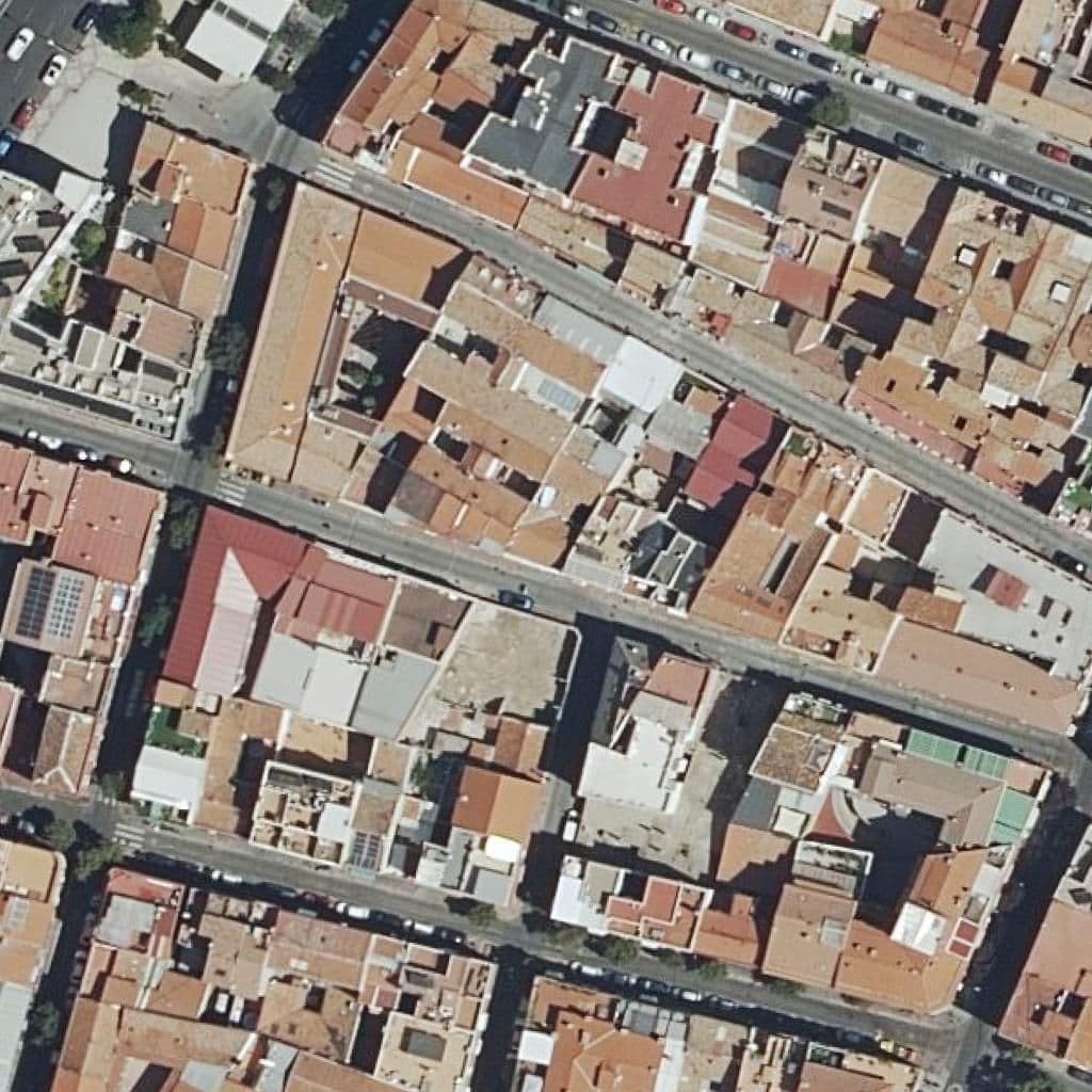 Aerial view of the grounds of Santa Isabel