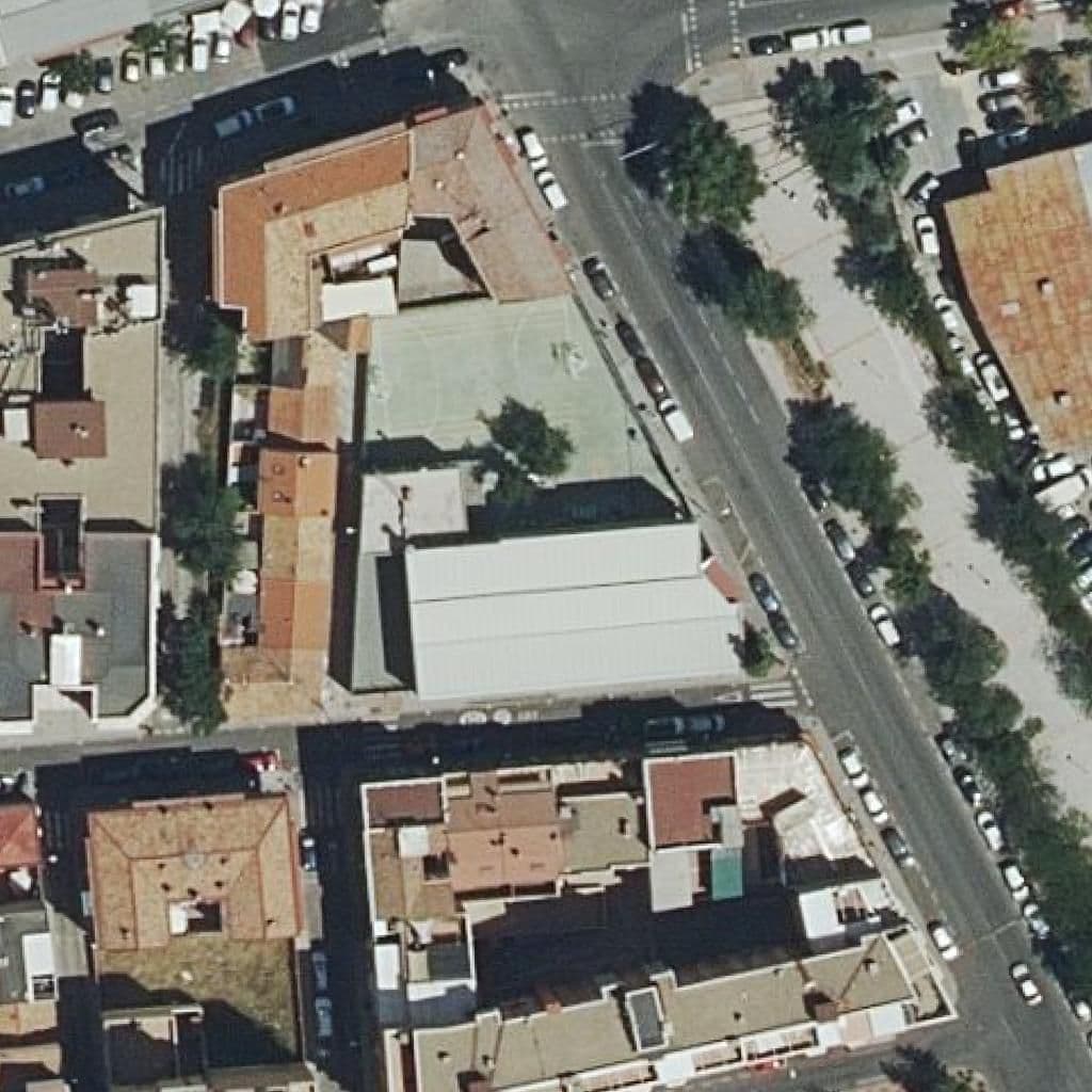 Aerial view of the grounds of Carlos Iii