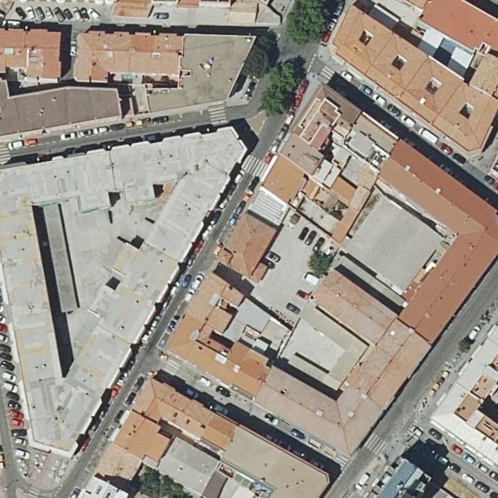Aerial view of the grounds of Vazquez De Mella