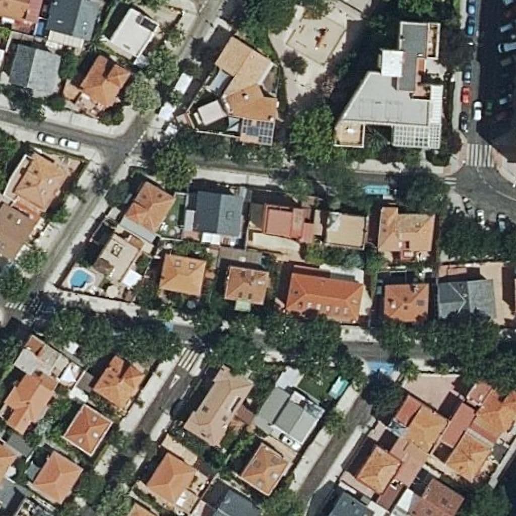 Aerial view of the grounds of San Jose