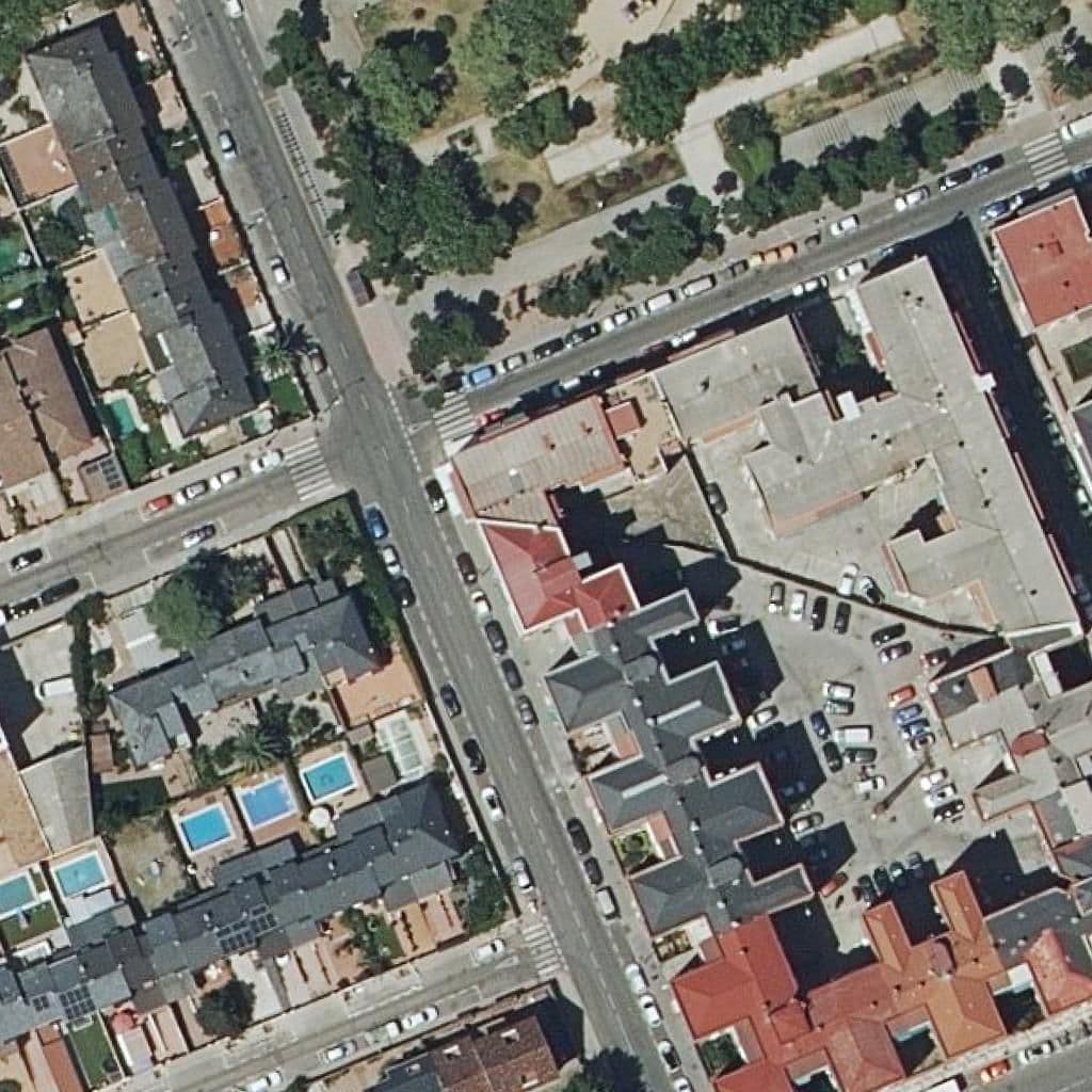Aerial view of the grounds of Ntra. Sra. De Estibaliz