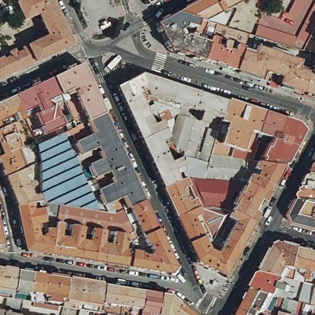 Aerial view of the grounds of Cervantes