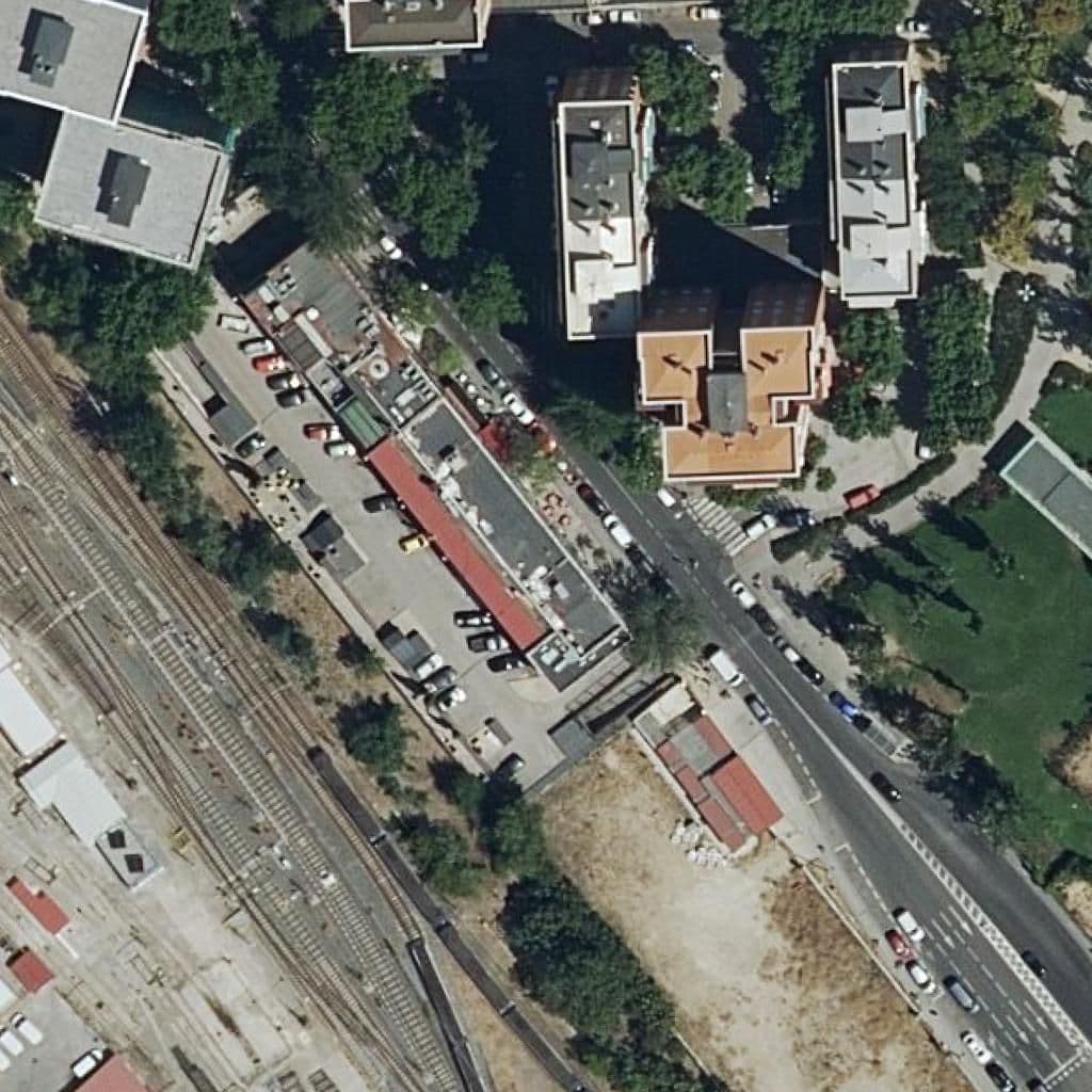 Вид сверху на территорию школы «Liceo Castilla I»