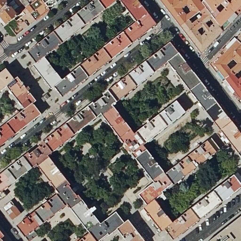 Aerial view of the grounds of Ntra. Sra. De La Anunciacion