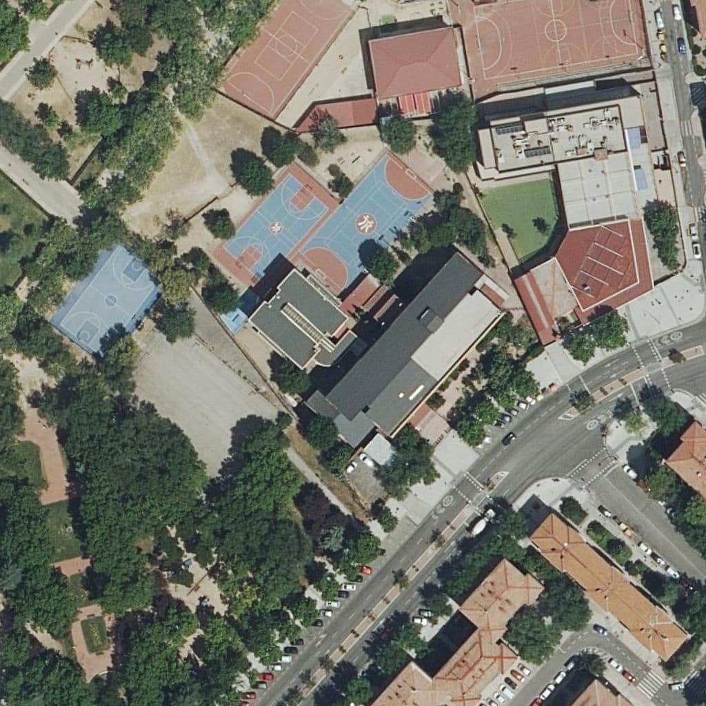 Aerial view of the grounds of Ntra. Sra. Del Carmen