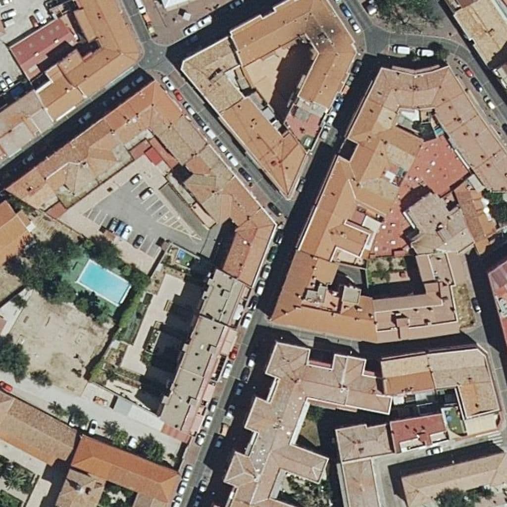 Aerial view of the grounds of Balmes