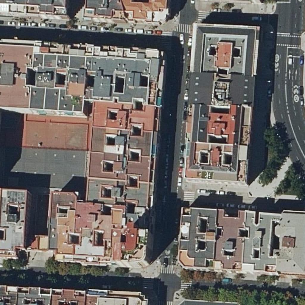 Aerial view of the grounds of Pio Xii