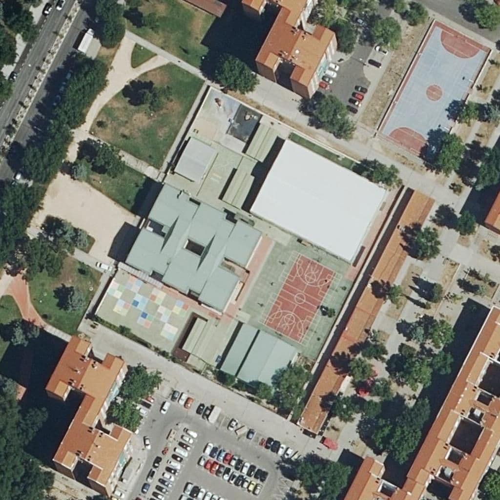Aerial view of the grounds of Martinez Montañes