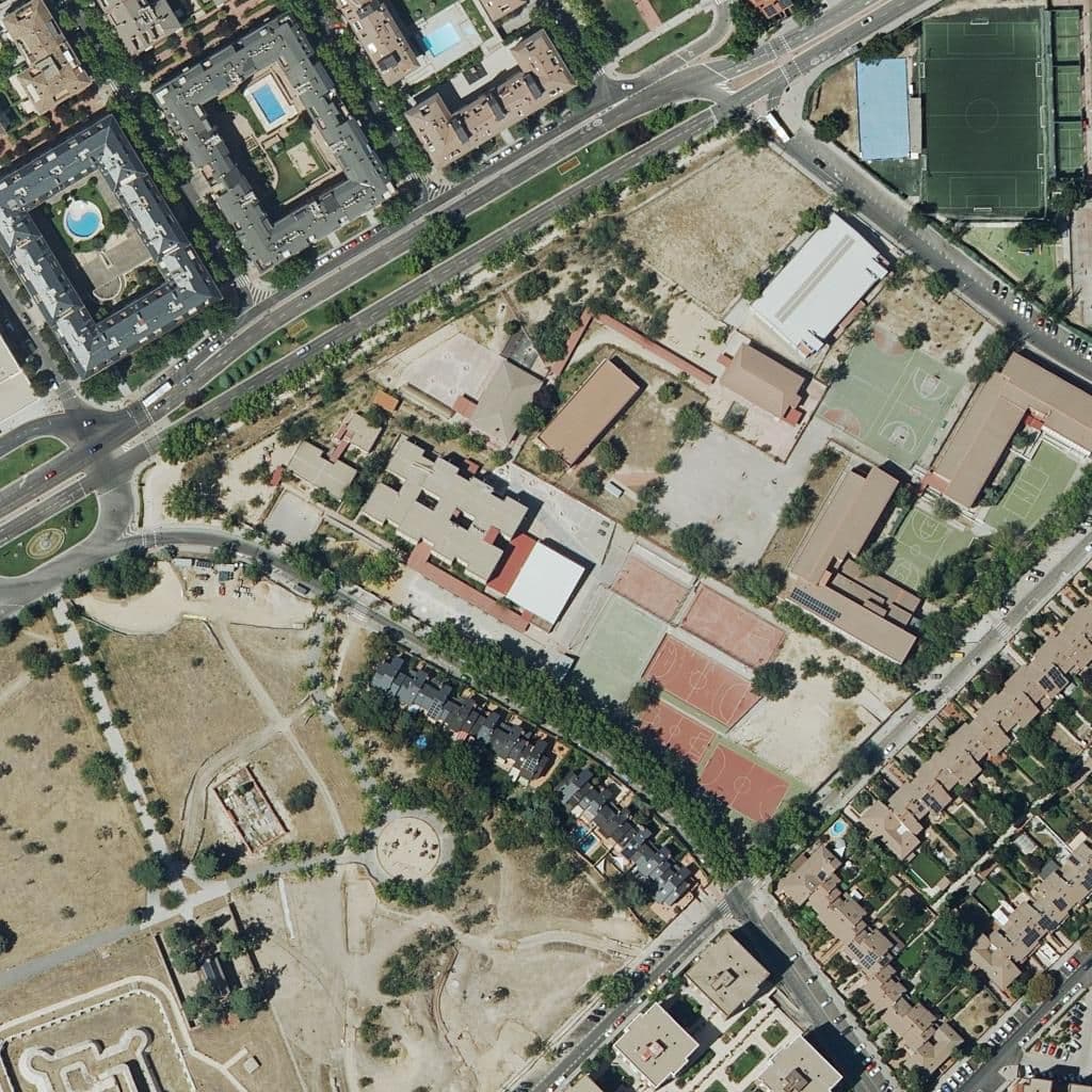 Vista aérea del recinto de Ciudad De Zaragoza