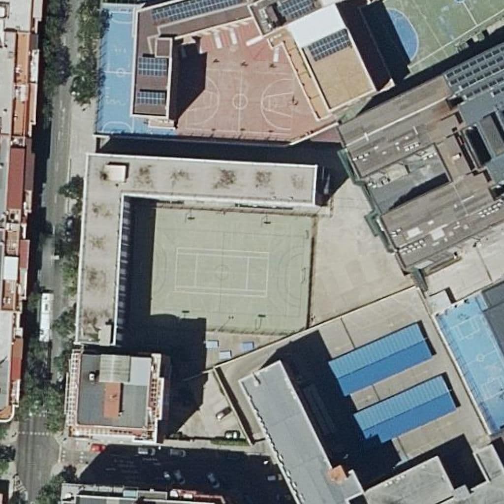 Aerial view of the grounds of Joaquín Turina
