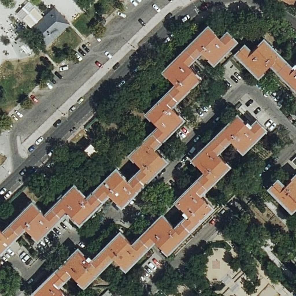 Aerial view of the grounds of Seccion Filial N-12 Loyola