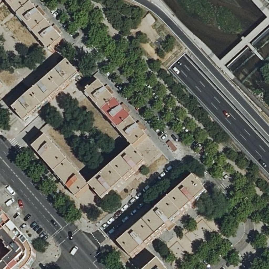 Aerial view of the grounds of Escuela De Fp De Union Electrica