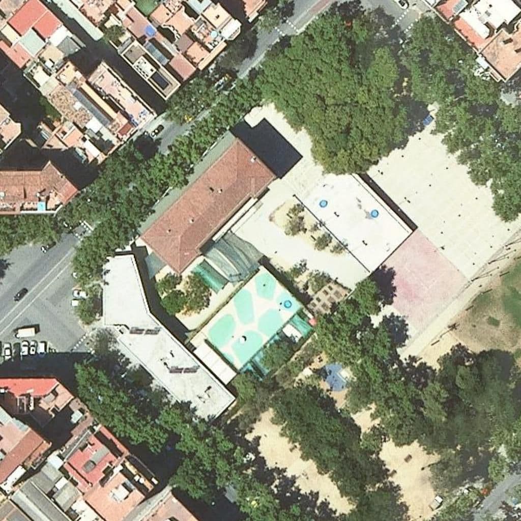 Aerial view of the grounds of Escola Bressol Municipal Júpiter