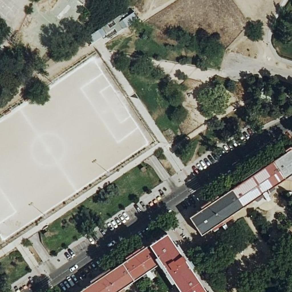 Aerial view of the grounds of Eugenia De Montijo