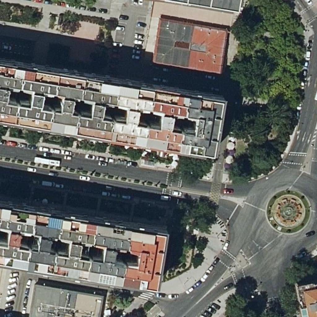 Aerial view of the grounds of Virgen De La Fuensanta