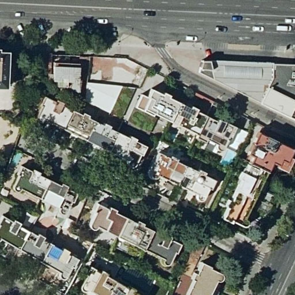 Aerial view of the grounds of La Serna