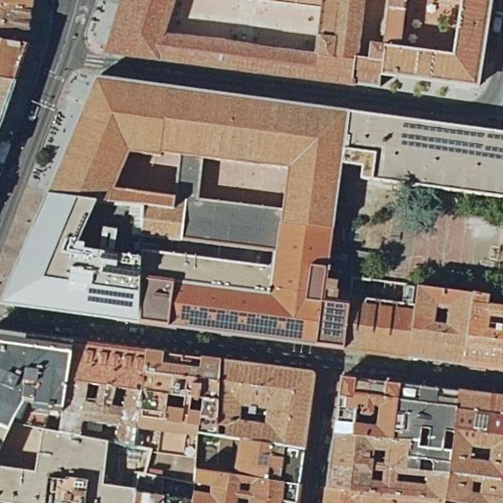 Aerial view of the grounds of Lope De Vega