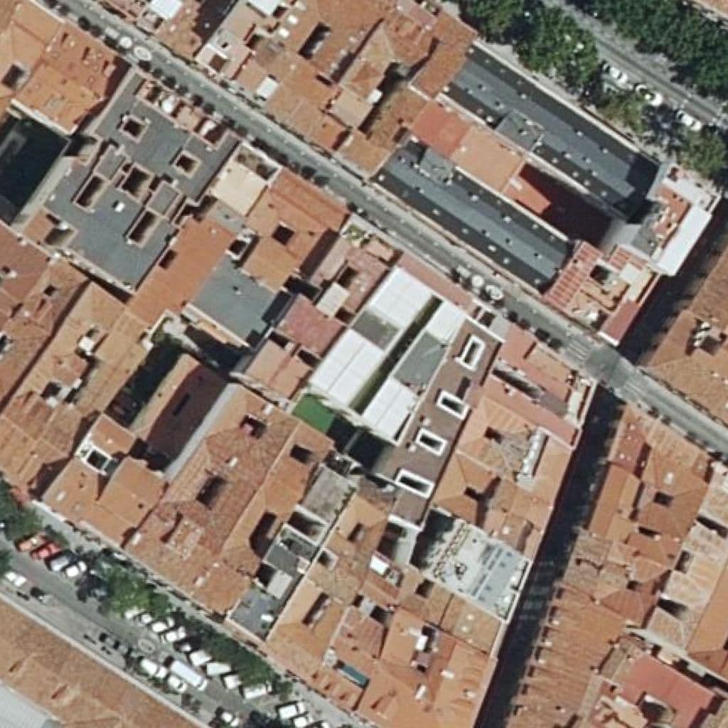 Aerial view of the grounds of Internacional S.e.k. San Ildefonso
