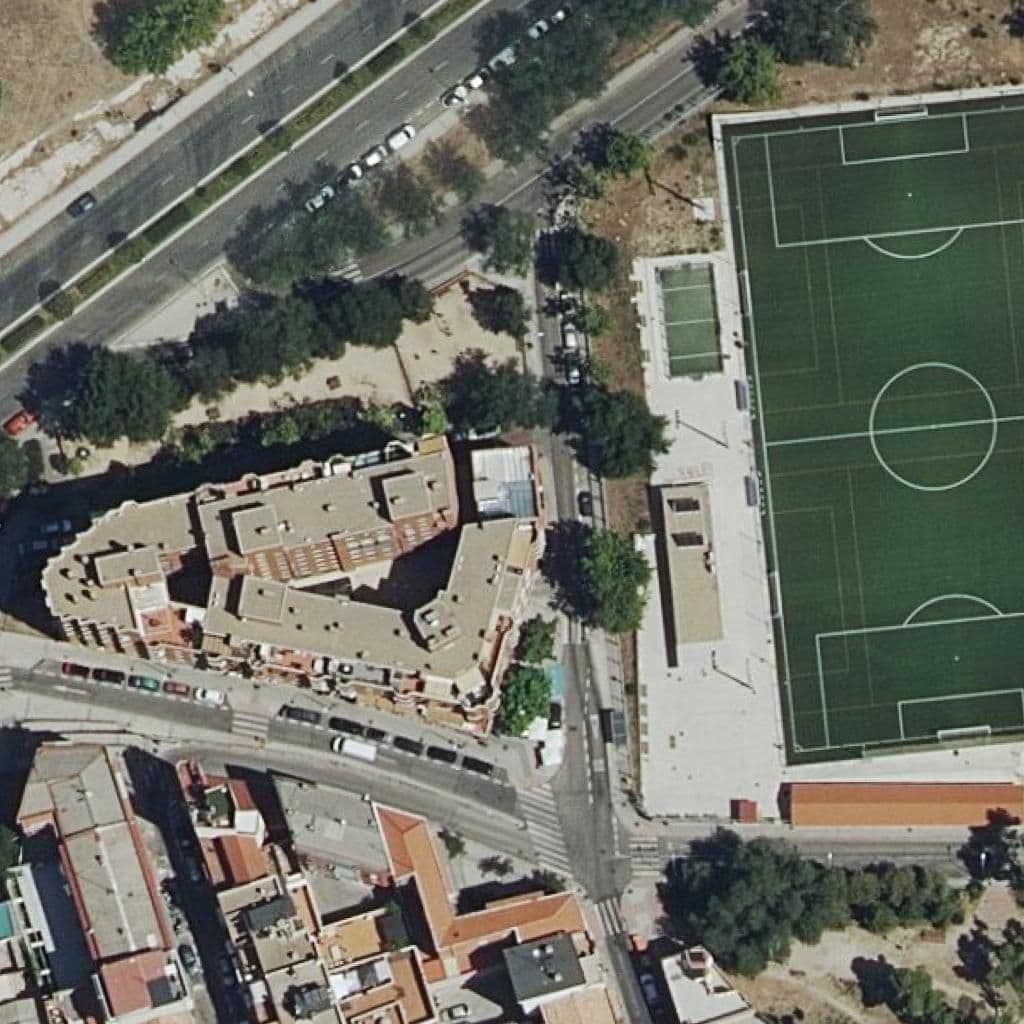 Vista aérea del recinto de Ntra. Sra. Del Carmen