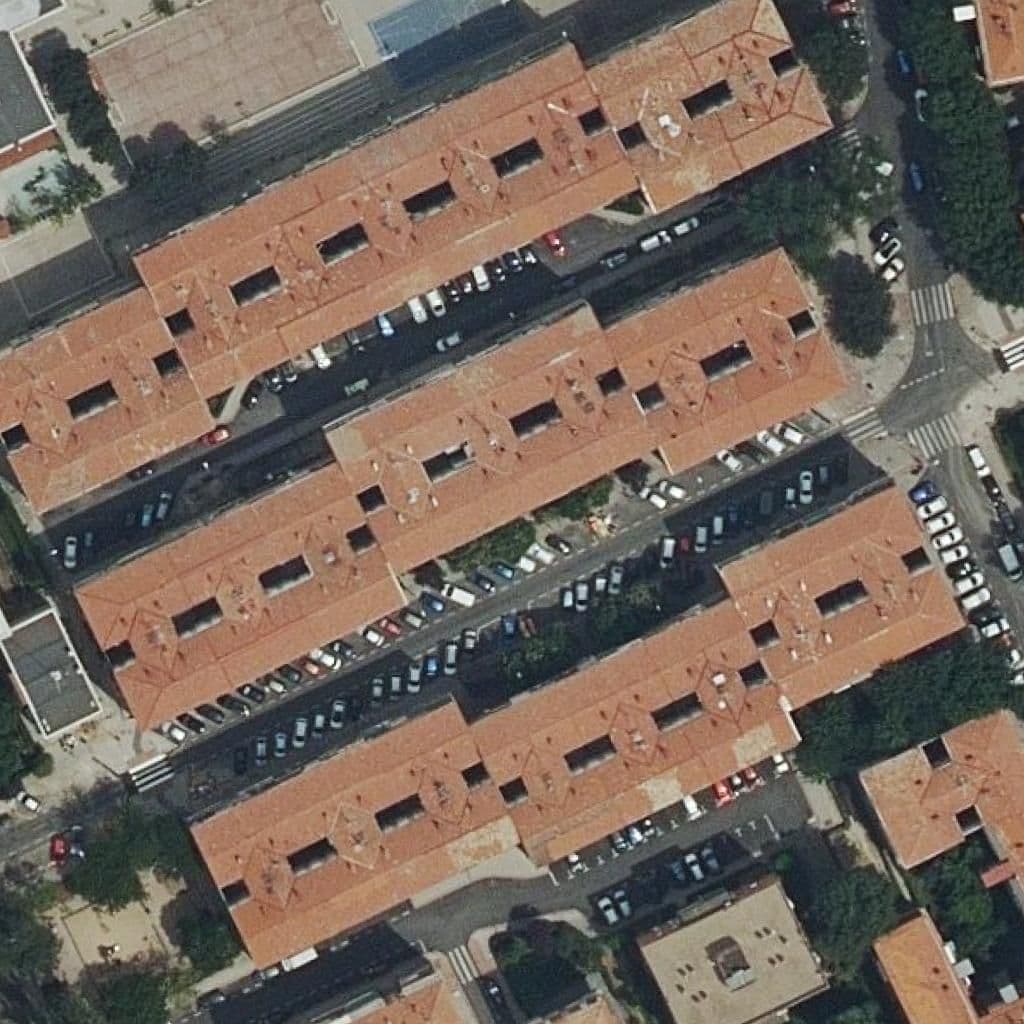 Aerial view of the grounds of Seneca