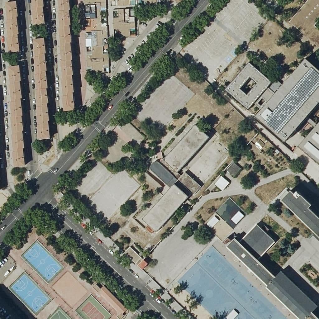 Aerial view of the grounds of Carlos Iii