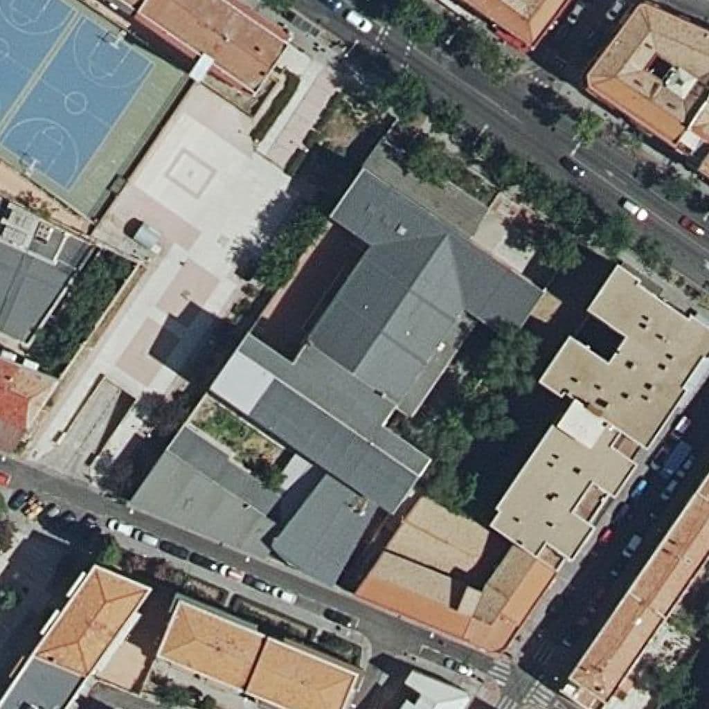 Вид згори на територію школи «Vallecas I»