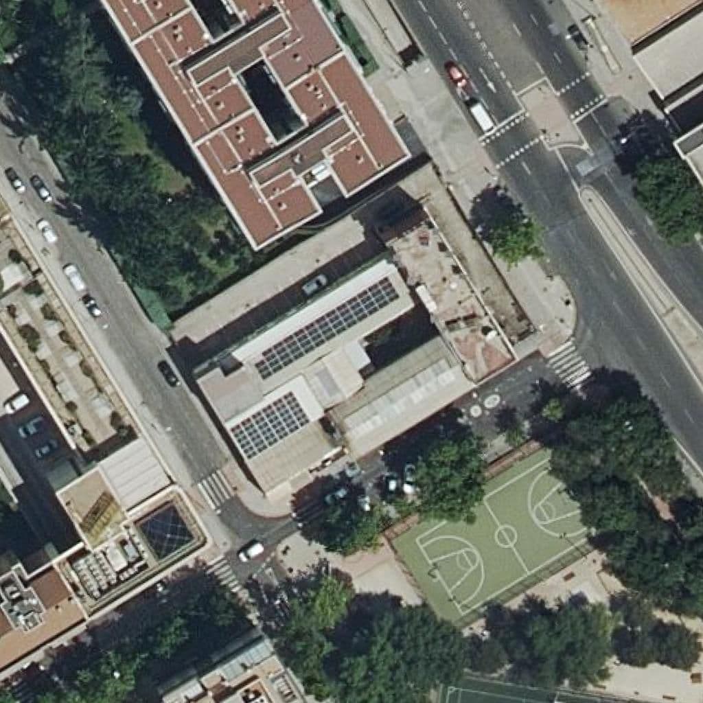 Aerial view of the grounds of Pacifico