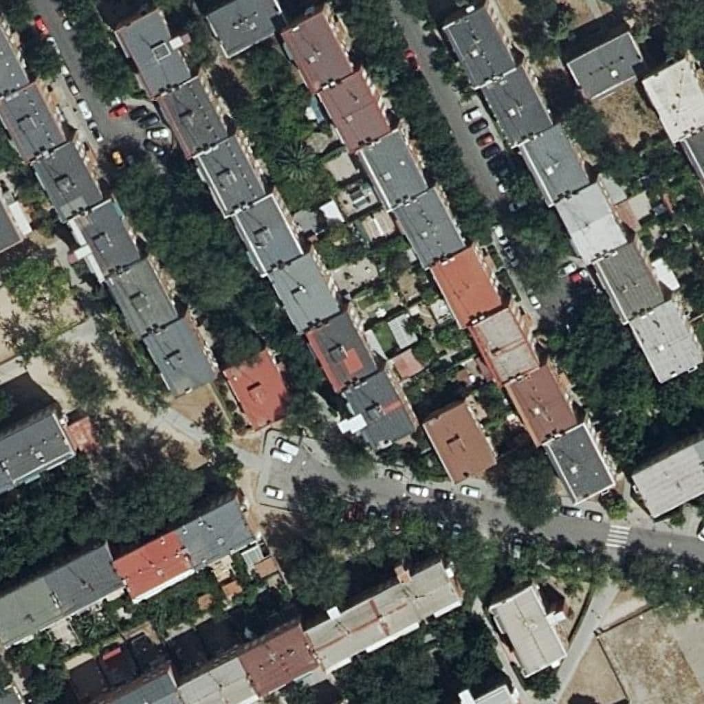 Aerial view of the grounds of Esperanza