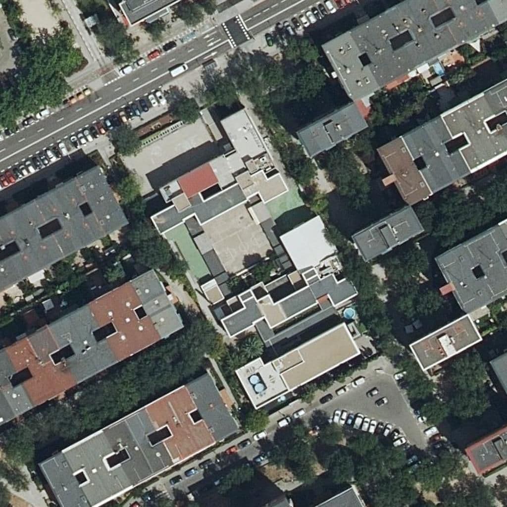 Aerial view of the grounds of Ntra. Sra. De La Natividad