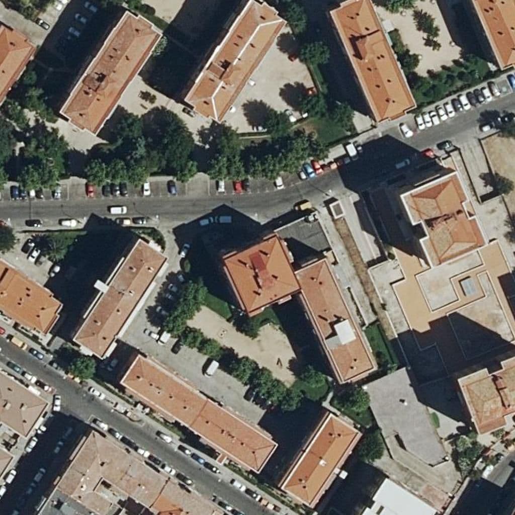 Aerial view of the grounds of Ntra. Sra. Del Valle